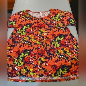 LuLaRoe Multicolor Abstract Print Blouse (5c17)